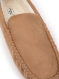 Chelsea Peers Suedette Moccasin Slippers, Camel