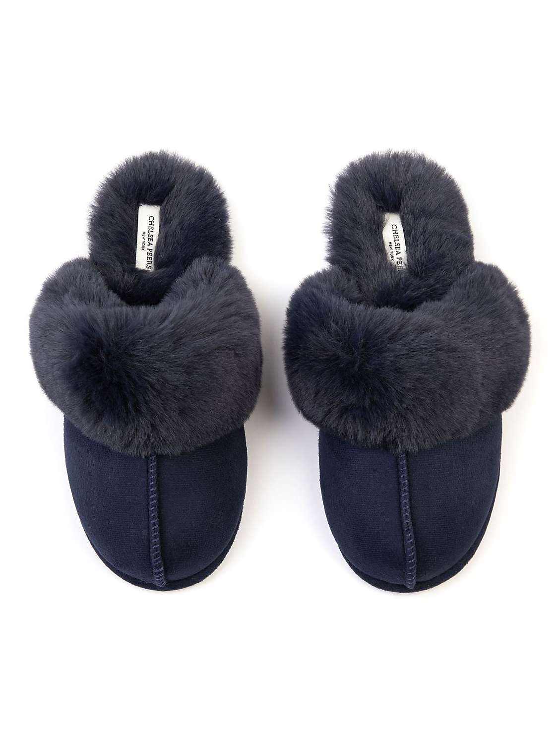Buy Chelsea Peers Suedette Cuffed Dome Slippers Online at johnlewis.com