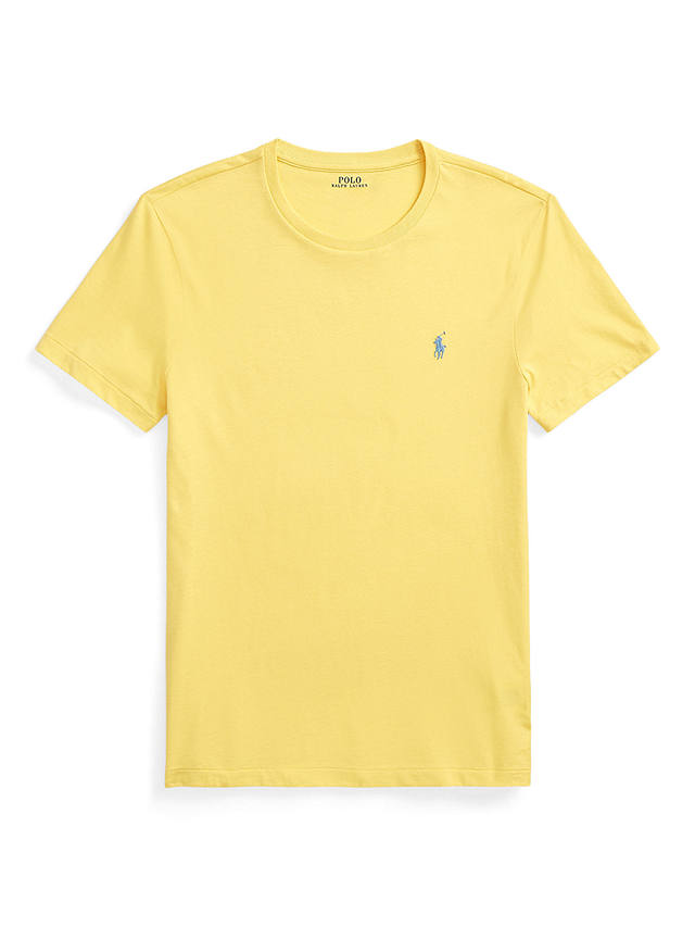 Polo Ralph Lauren Custom Slim Fit Jersey Crewneck T-Shirt, Oasis Yellow