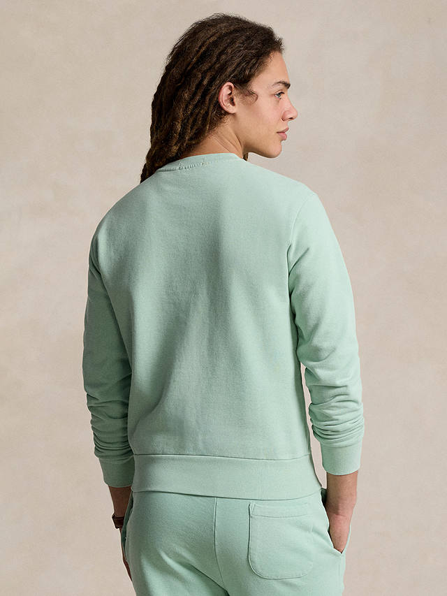 Ralph Lauren Loopback Cotton Fleece Sweatshirt, Celadon