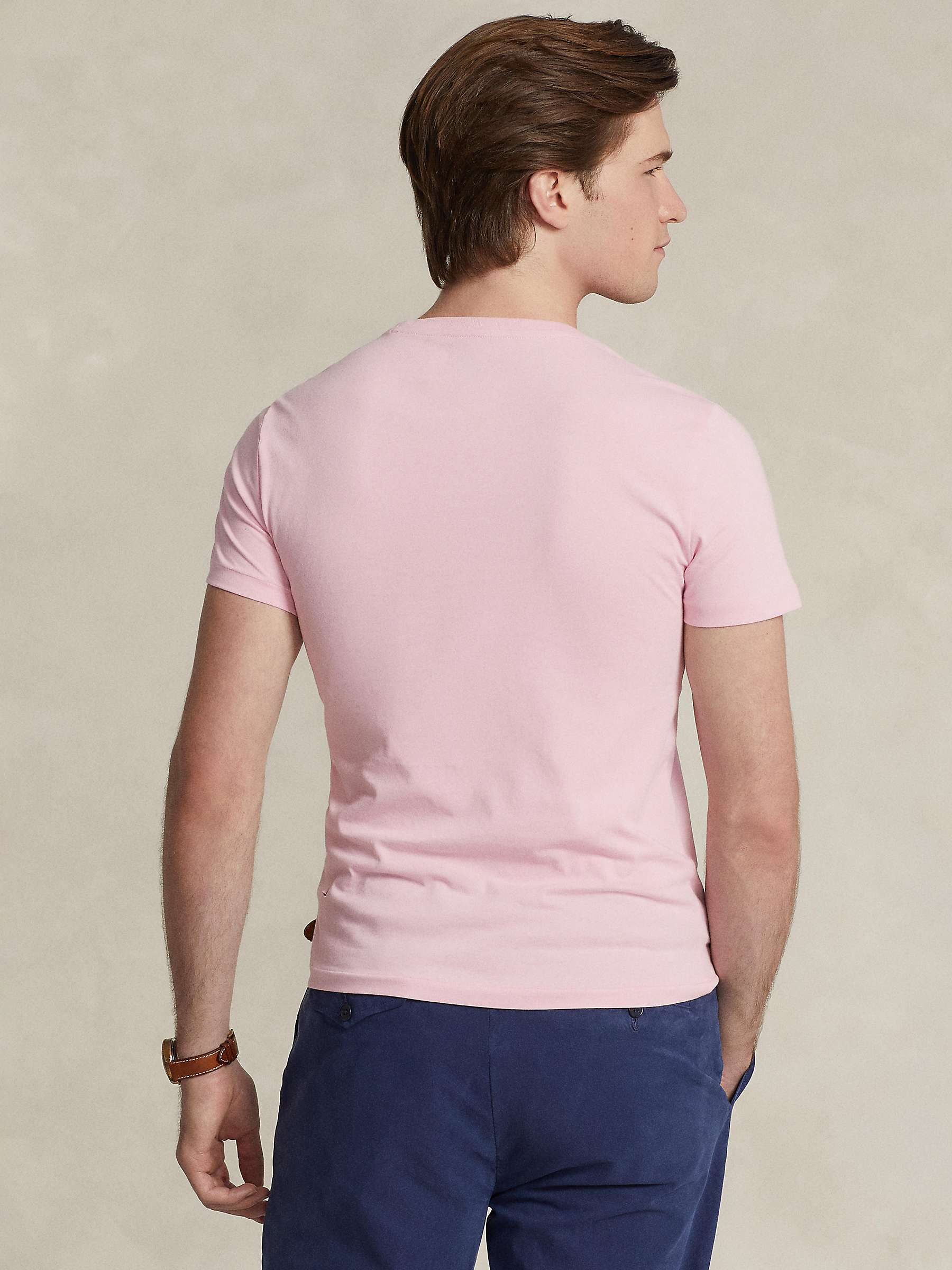 Buy Polo Ralph Lauren Custom Slim Fit Jersey Crewneck T-Shirt Online at johnlewis.com