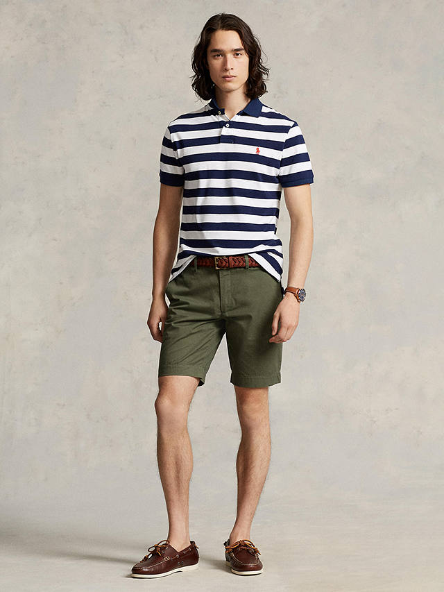 Polo Ralph Lauren Stretch Slim Fit Chino Shorts, Fossil Green