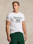 Polo Ralph Lauren Wimbledon Iconic Polo Bear Tennis T-Shirt, White