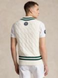 Polo Ralph Lauren Sleeveless Cricket Vest, Wh/Cmc Wh/Mossagt