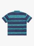 Quiksilver Kids' Dalnavert Print Short Sleeve Shirt, Crown Blue, Crown Blue