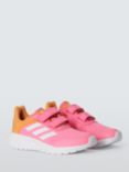 adidas Kids' Tensaur Run Trainers, Pink/White