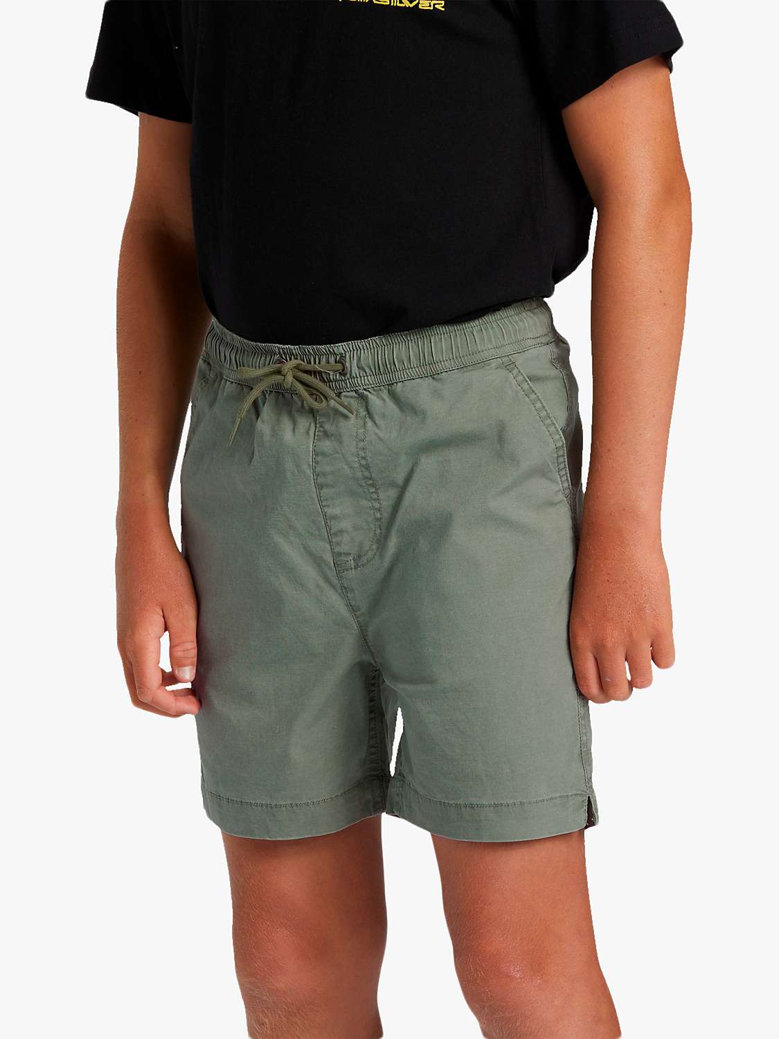 Buy Quiksilver Kids' Taxer Drawstring Waist Shorts, Sea Spray Online at johnlewis.com