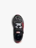 adidas Kids' Duramo Marvel Spiderman Trainers, Black/Red, Black/Red