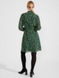 Hobbs Taylor Recycled Knee Length Dress, Green/Multi