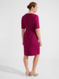 Hobbs Tillie Keyhole Detail Dress, Bramble Purple