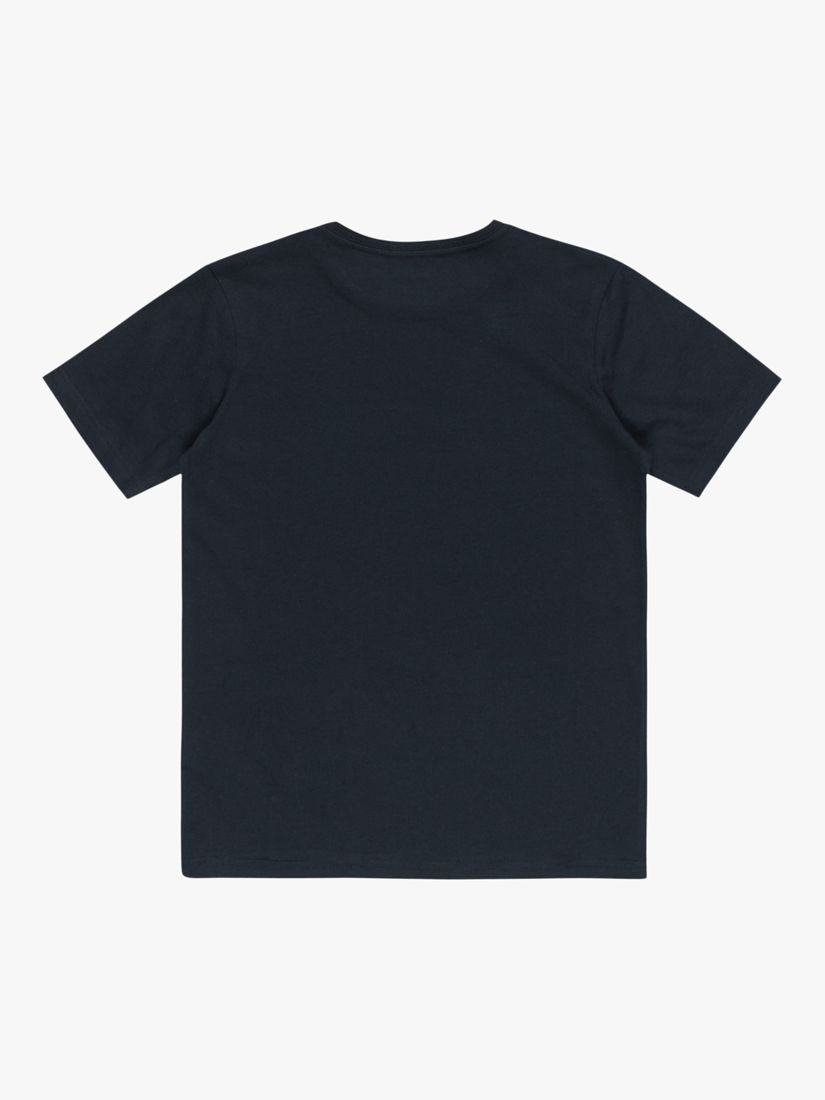 Buy Quiksilver Kids' Logo Step Inside Short Sleeve T-Shirt, Navy Online at johnlewis.com