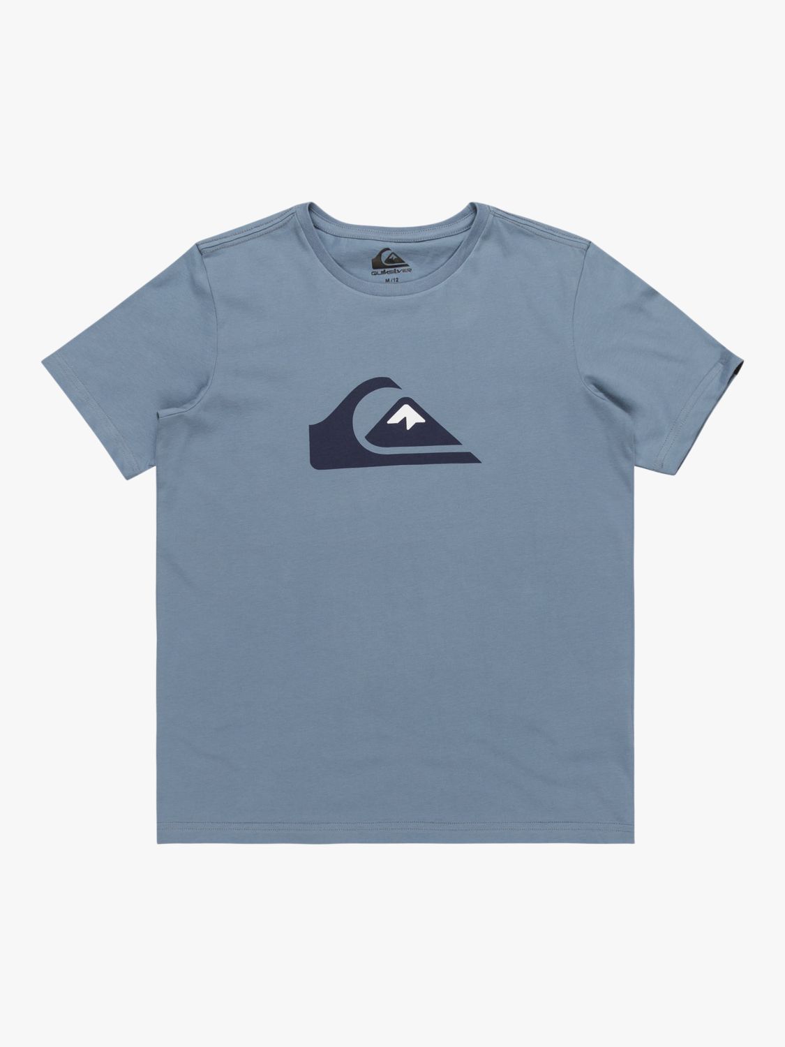 Quiksilver Kids' Comp Logo Short Sleeve T-Shirt, Blue Shadow, 10 years