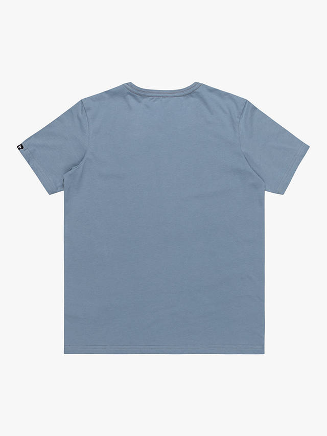 Quiksilver Kids' Comp Logo Short Sleeve T-Shirt, Blue Shadow