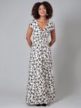 Alie Street Sophia Jersey Maxi Dress, Monochrome