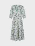 Gerard Darel Elysee Floral Tiered Dress, Ecru/Multi, Ecru/Multi