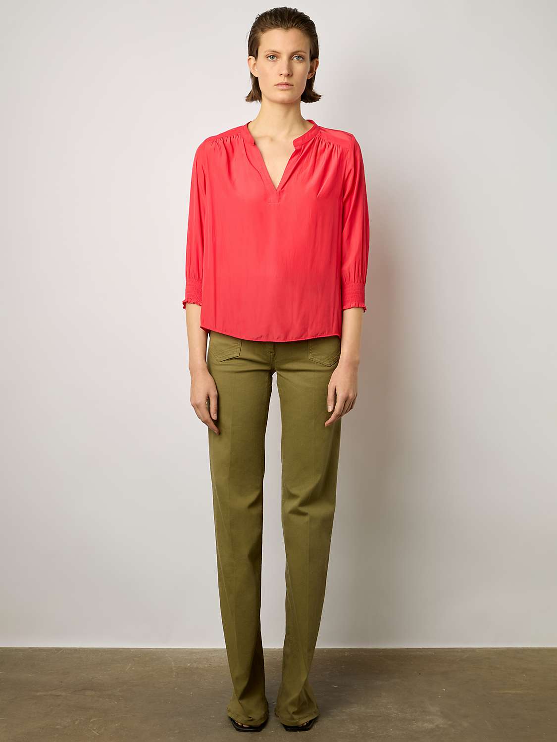 Buy Gerard Darel Angela Blouse, Orange Online at johnlewis.com