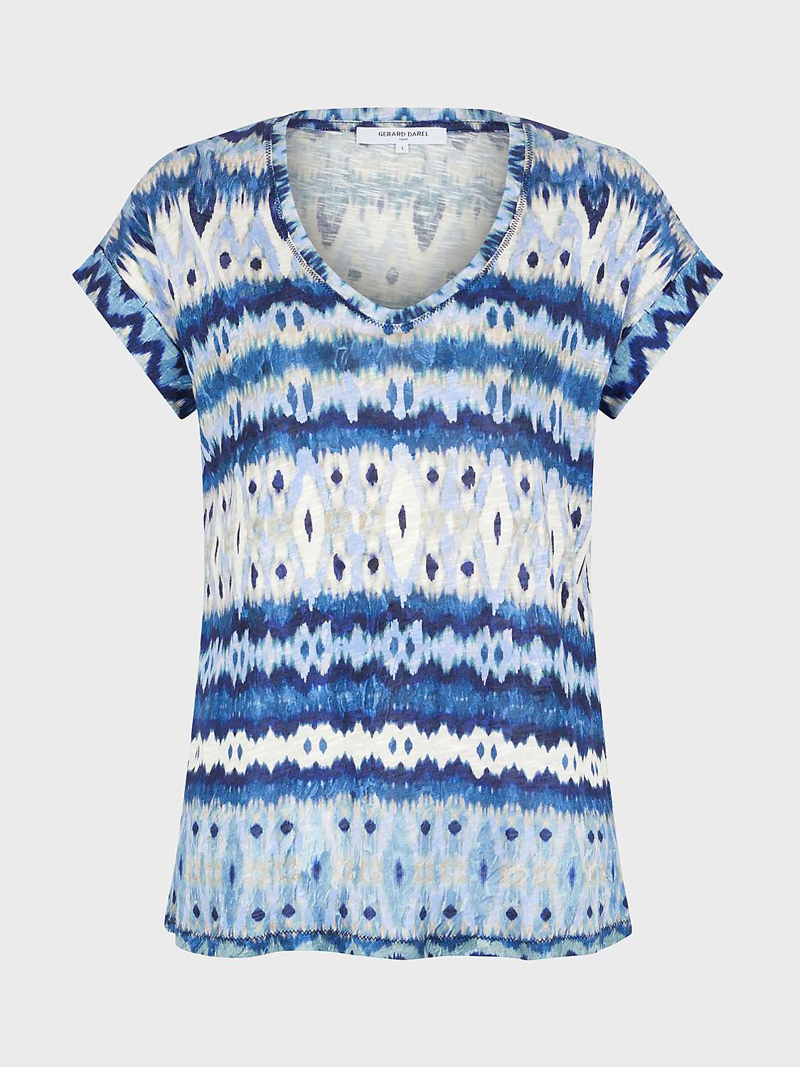 Buy Gerard Darel Marcele Cotton Blend T-shirt Online at johnlewis.com