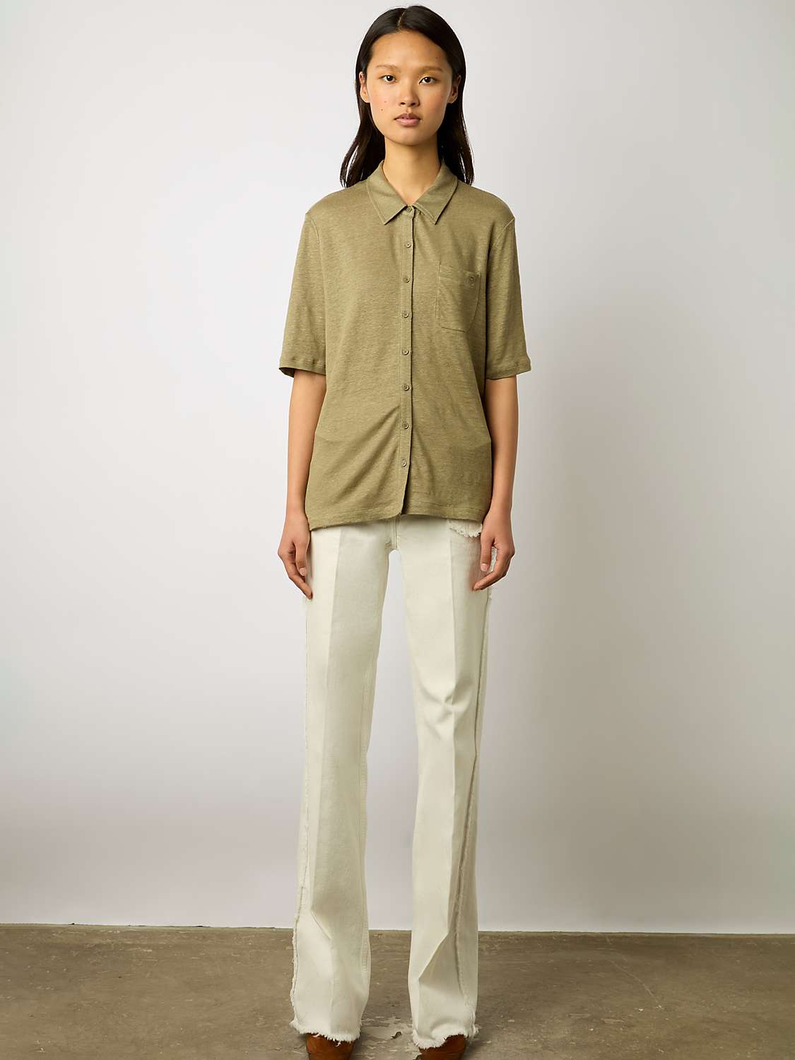Buy Gerard Darel Mylene Linen Shirt Online at johnlewis.com