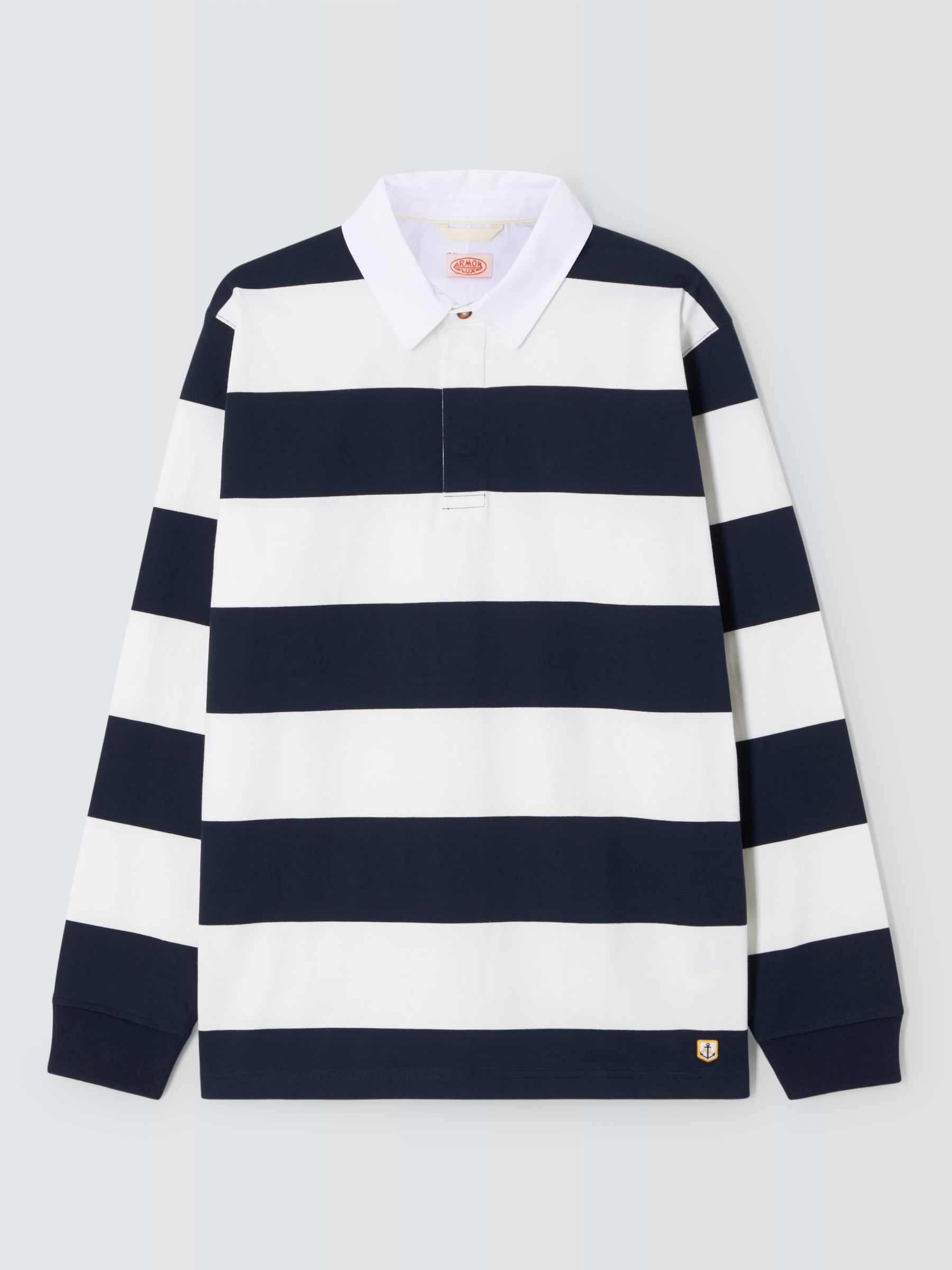Buy Armor Lux Long Sleeve Striped Polo Shirt Online at johnlewis.com