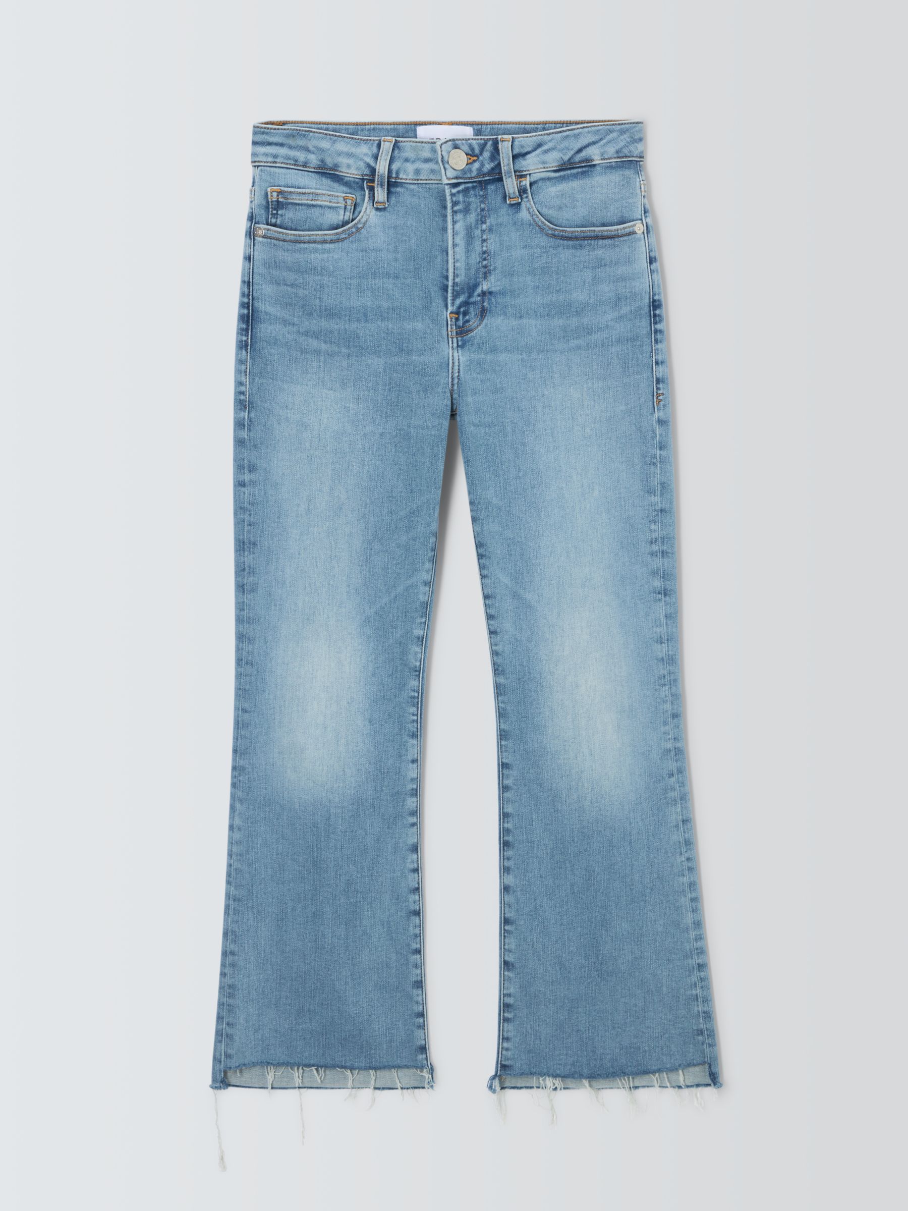 FRAME Le Crop Mini Bootcut Jeans, Light Blue, 27