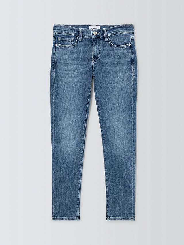 FRAME Le Garcon Tapered Jeans, Mid Blue