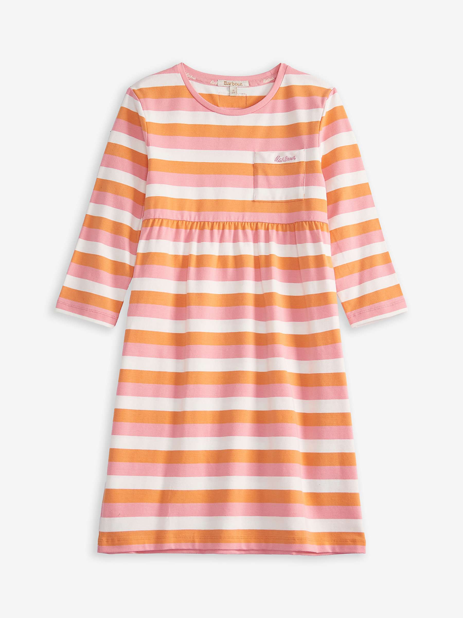 Buy Barbour Kids' Striped Eliza Dress, Multi Online at johnlewis.com