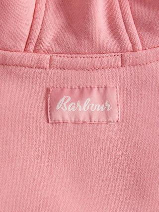 Barbour Kids' Harper Logo Hooded Tracksuit Set, Pink