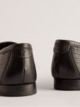 Ted Baker Romules Snaffle Embossed Leather Loafers, Black, Black Black