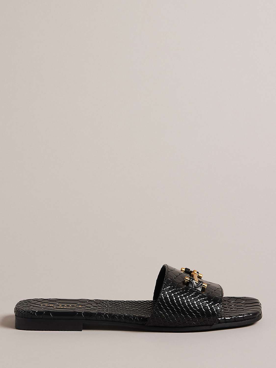 Buy Ted Baker Ashinu Leather Snaffle Sandals Online at johnlewis.com