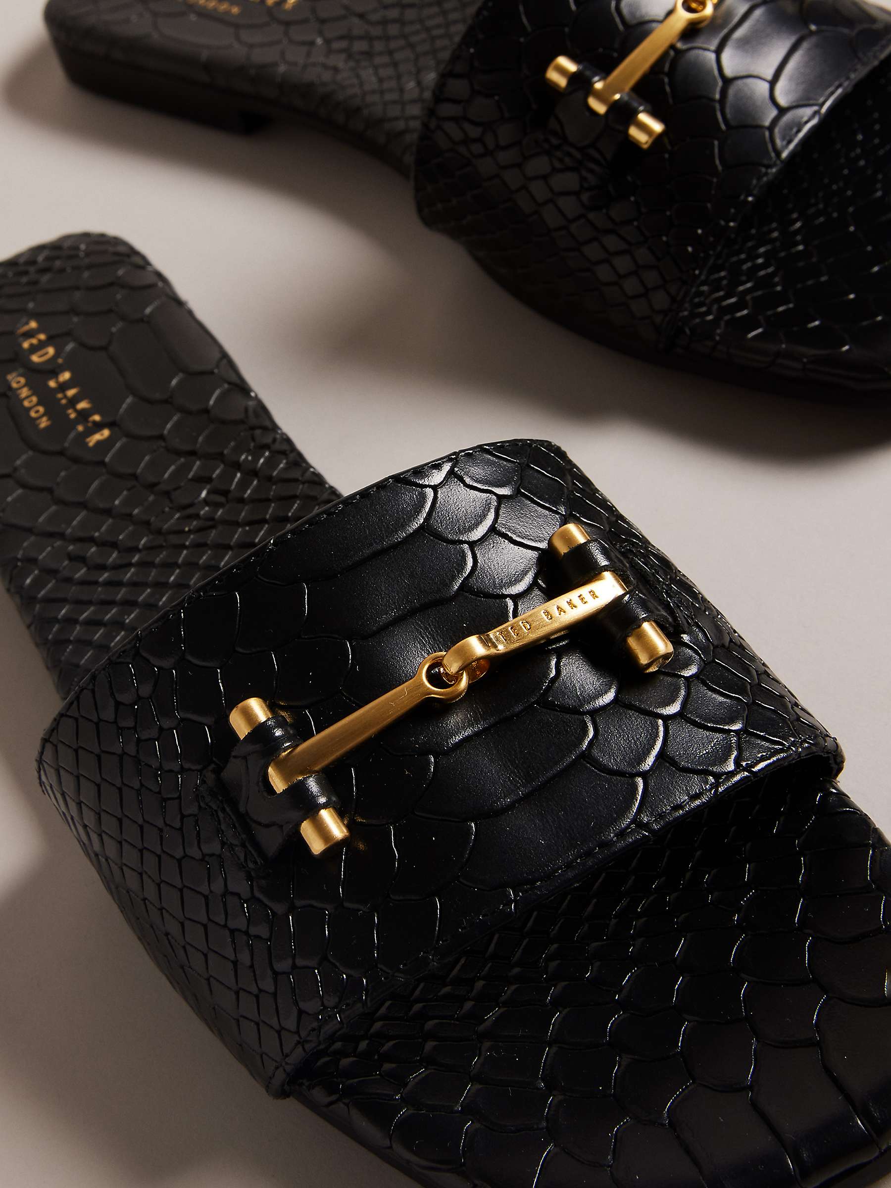 Buy Ted Baker Ashinu Leather Snaffle Sandals Online at johnlewis.com