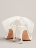 Ted Baker Harinaa Satin Organza Bow Sandals, Ivory, Natural Ivory