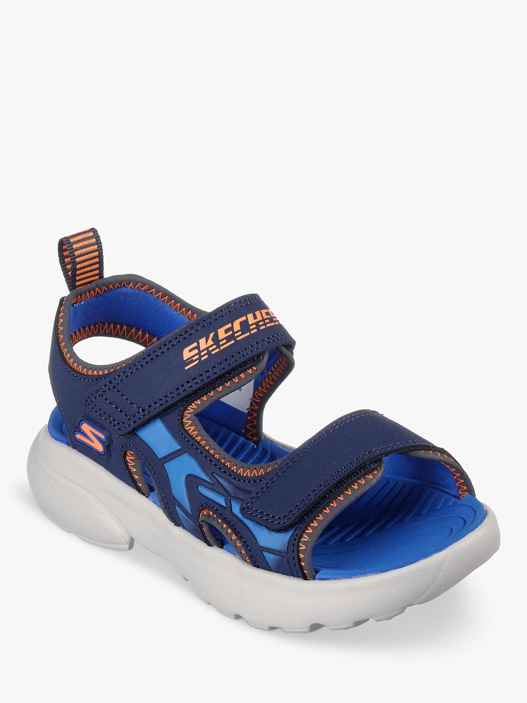 Buy Skechers Kids' Razor Splash Sandals, Blue Online at johnlewis.com