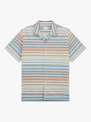 Paul Smith Casual Fit Stripe Cotton Shirt, Multi