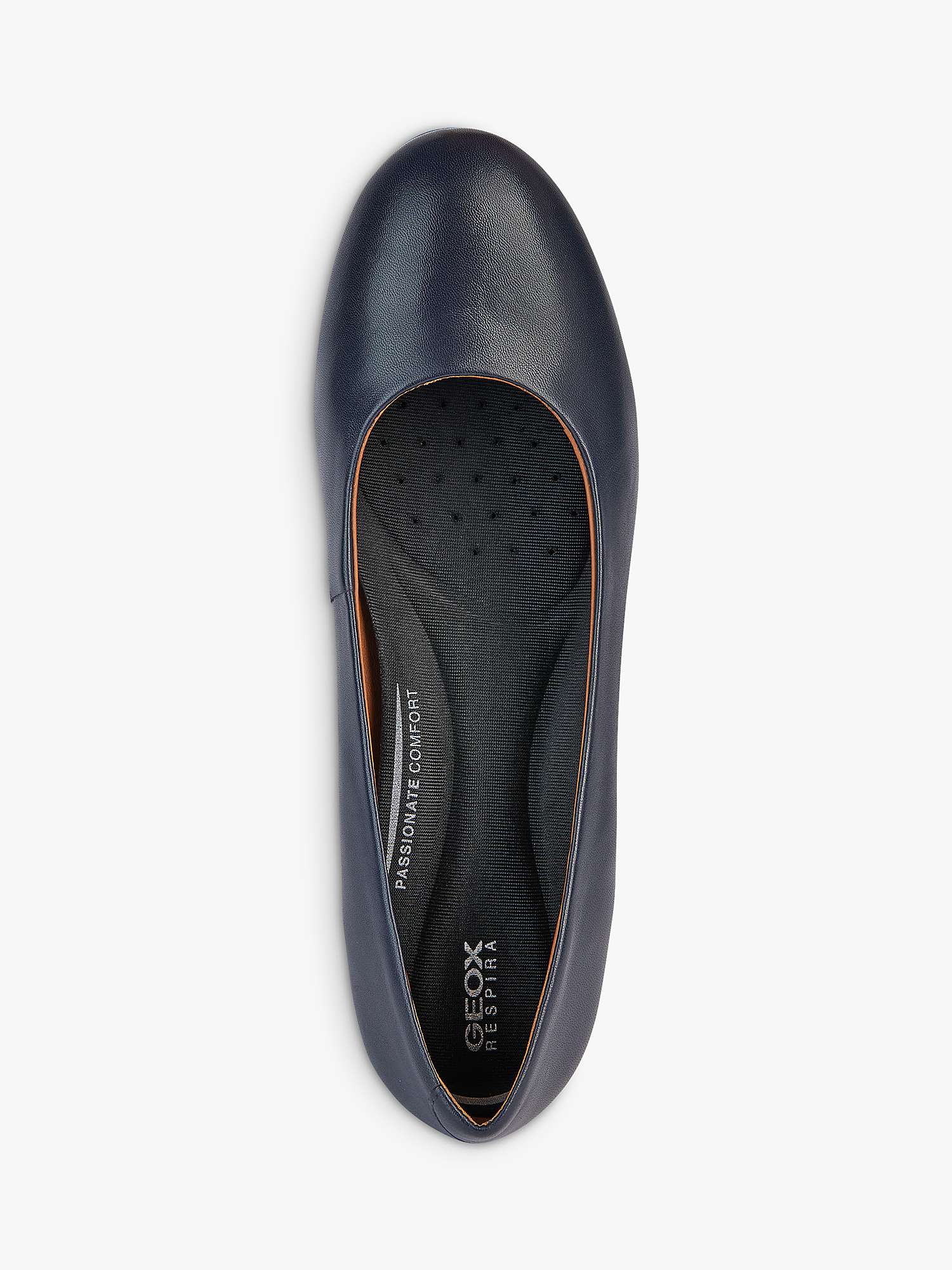 Buy Geox Eleana Block Heel Court Shoes, Navy Online at johnlewis.com