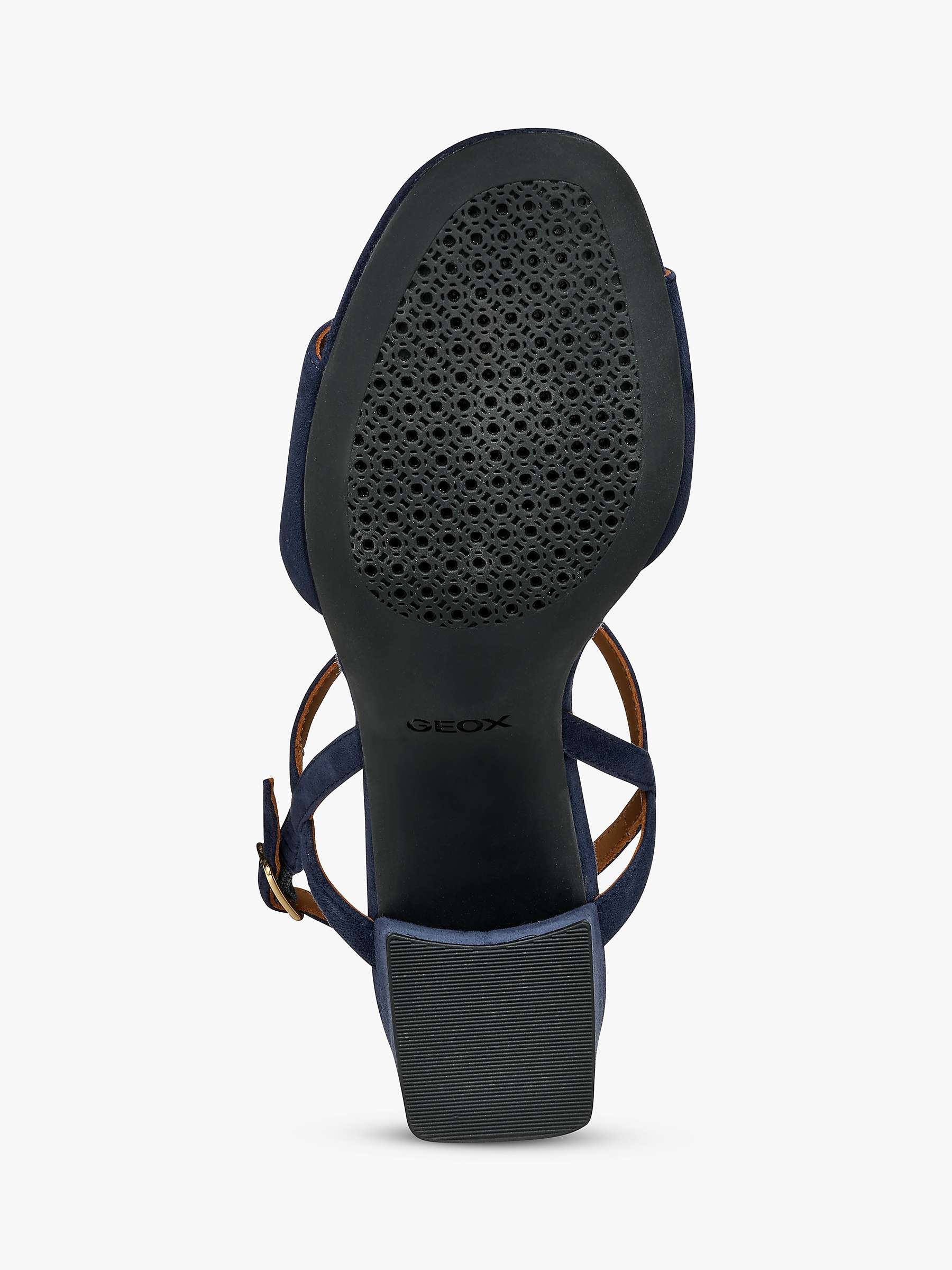 Buy Geox New Eraklia Suede Sandals, Navy Online at johnlewis.com