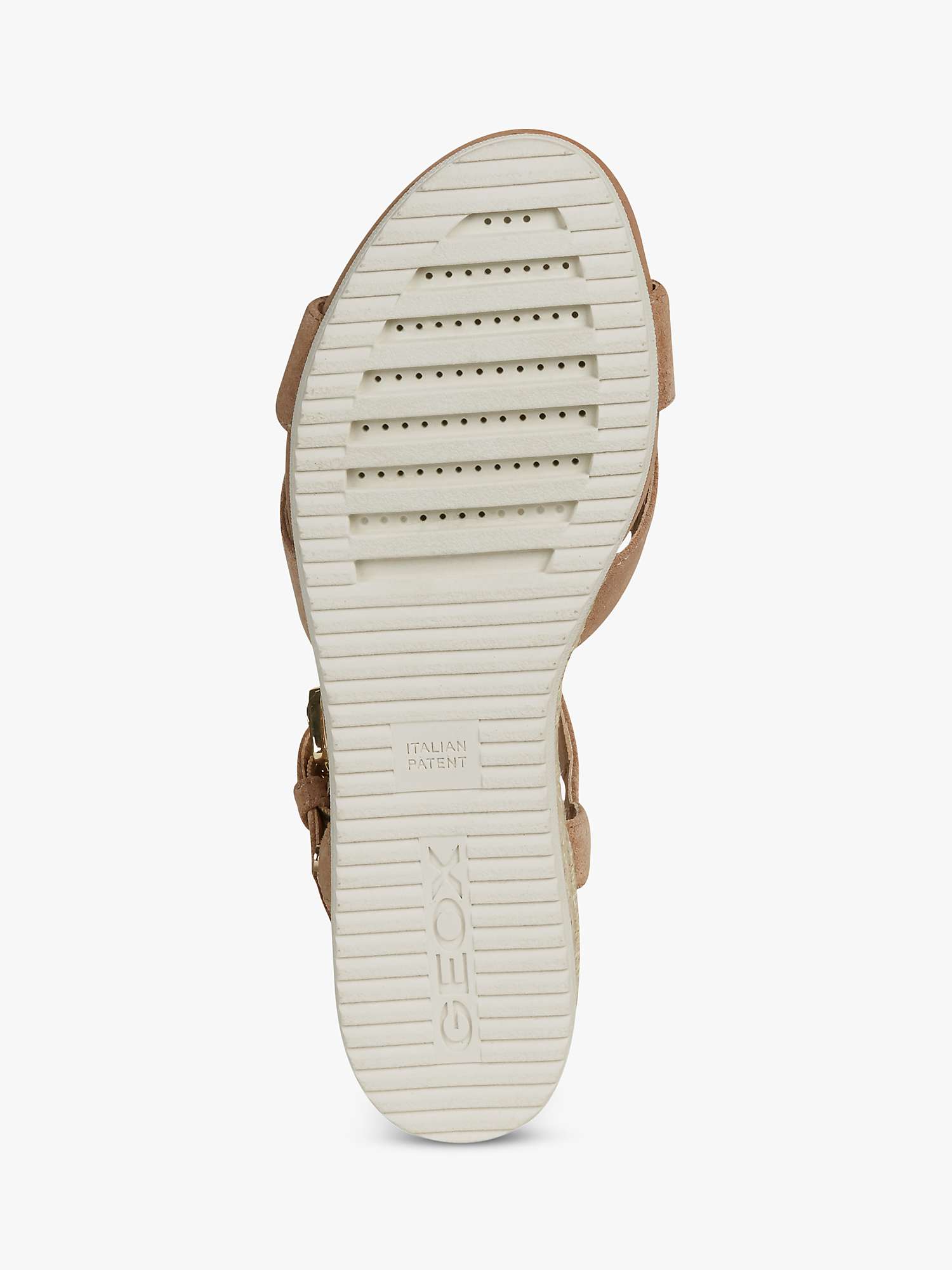 Buy Geox Ischia Corda Suede Wedge Sandals Online at johnlewis.com