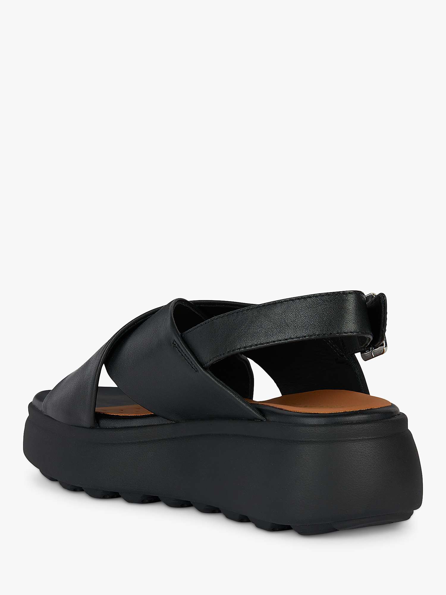 Buy Geox Spherica EC4.1 S Leather Flatform Sandals Online at johnlewis.com