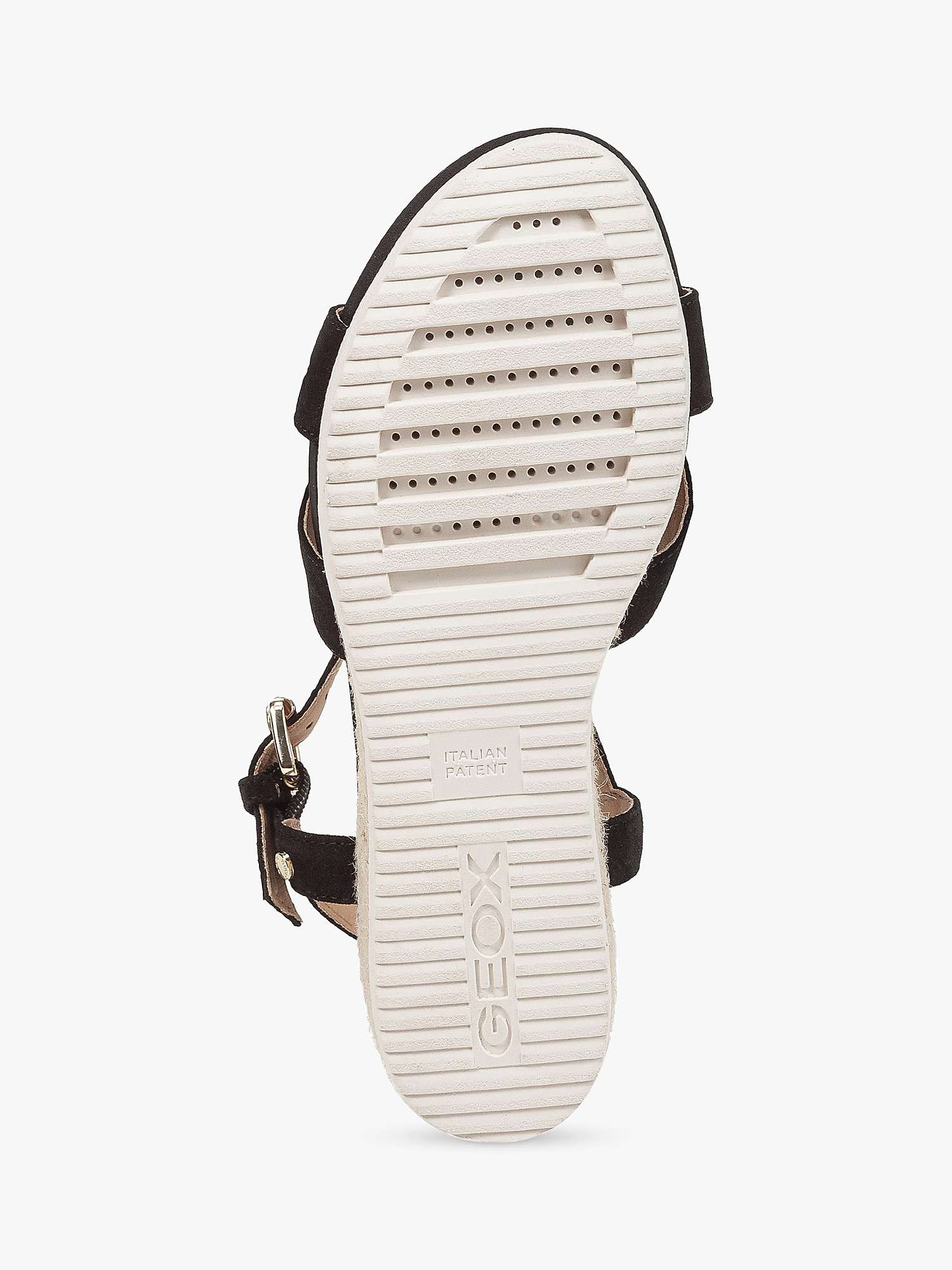 Buy Geox Ischia Corda Suede Wedge Sandals Online at johnlewis.com