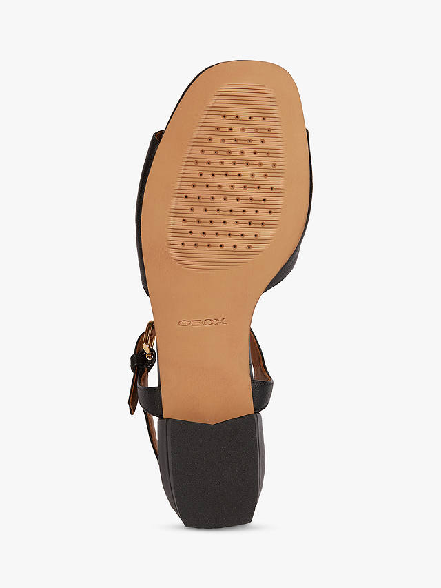 Geox New Eraklia Leather Sandals, Black               