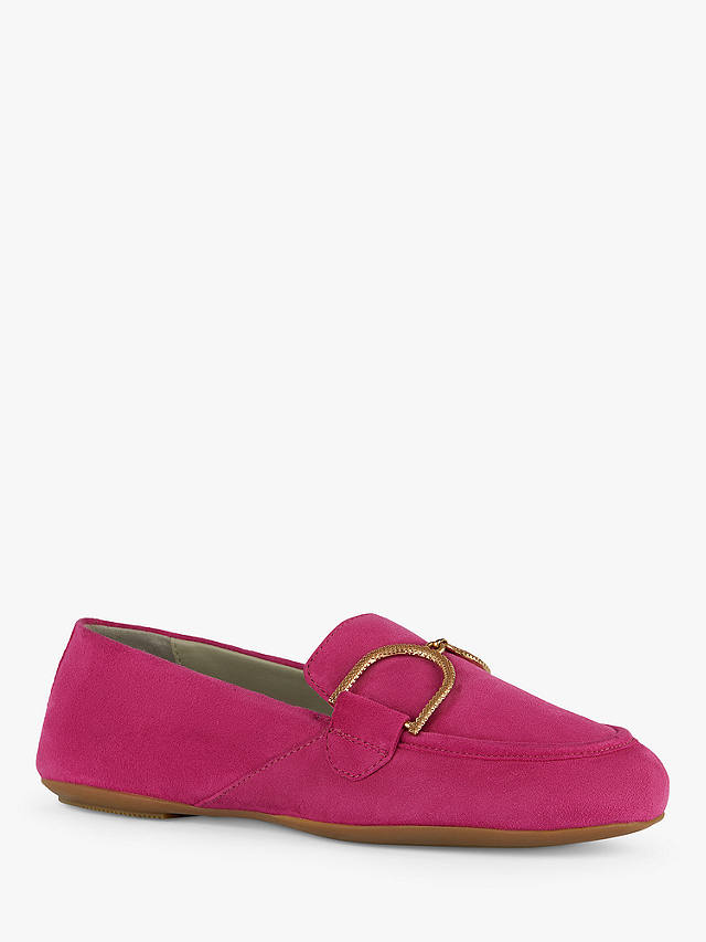 Geox Palmaria Suede City Loafers, Fuchsia             