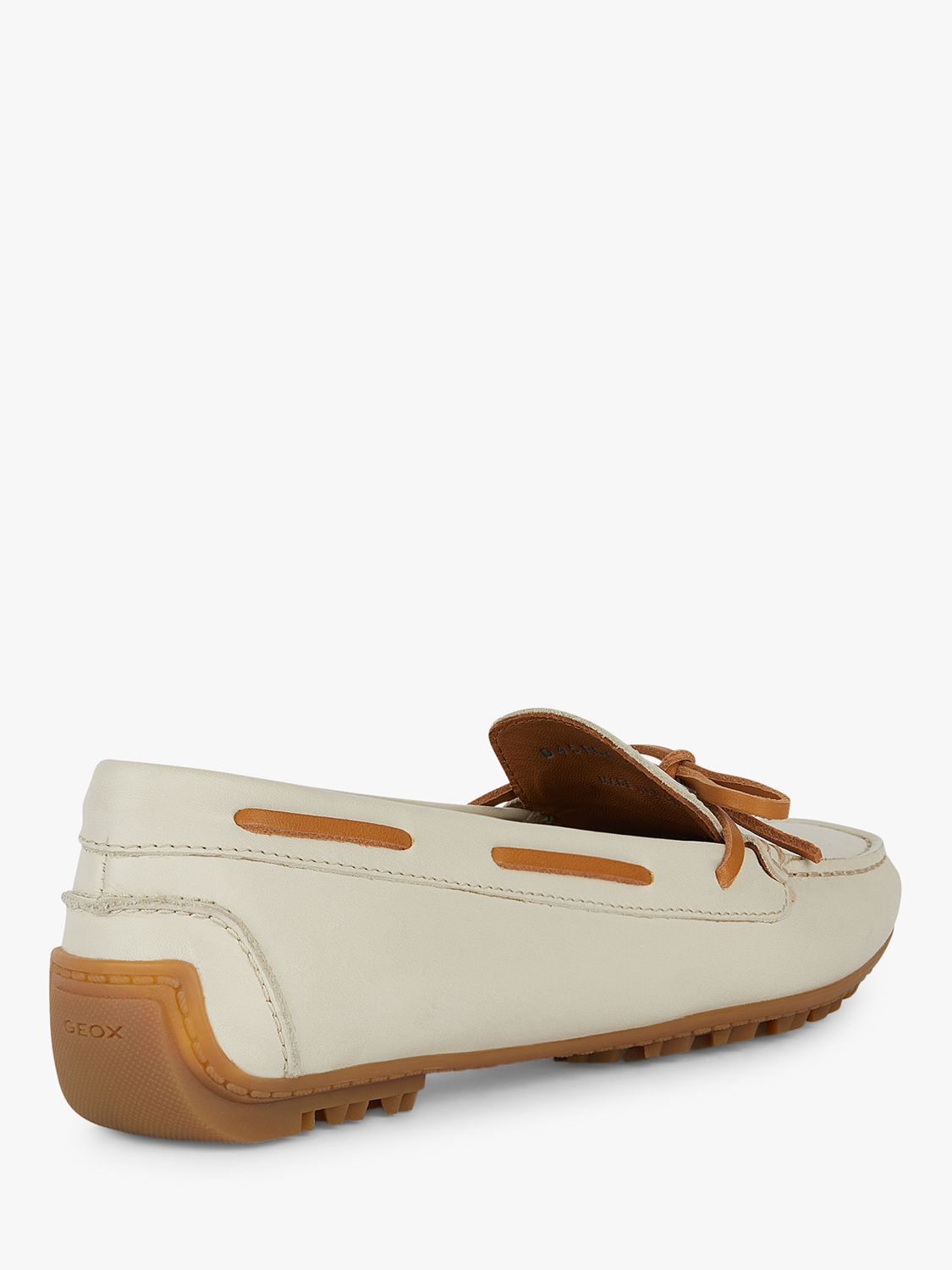 Geox Kosmopolis + Grip Lightweight Leather Loafers, Light Sand/Camel, EU37