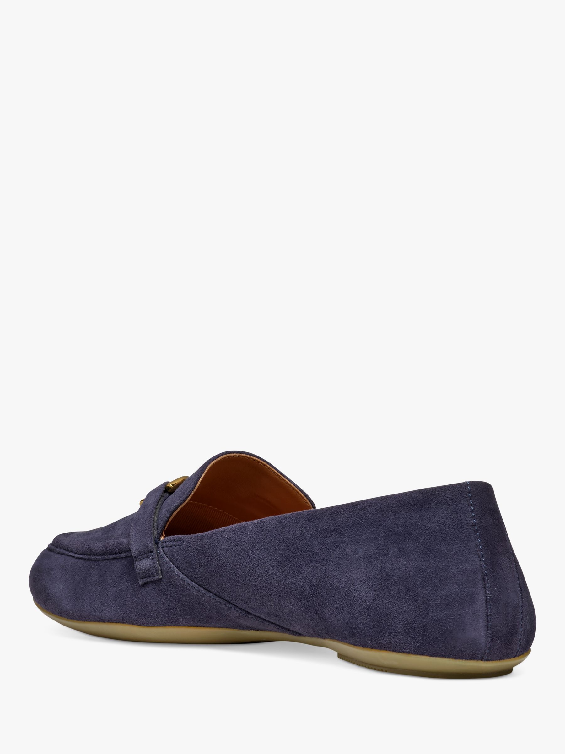 Geox Palmaria Suede Loafers, Navy, EU36.5