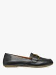 Geox Palmaria Leather City Loafers, Black, Black
