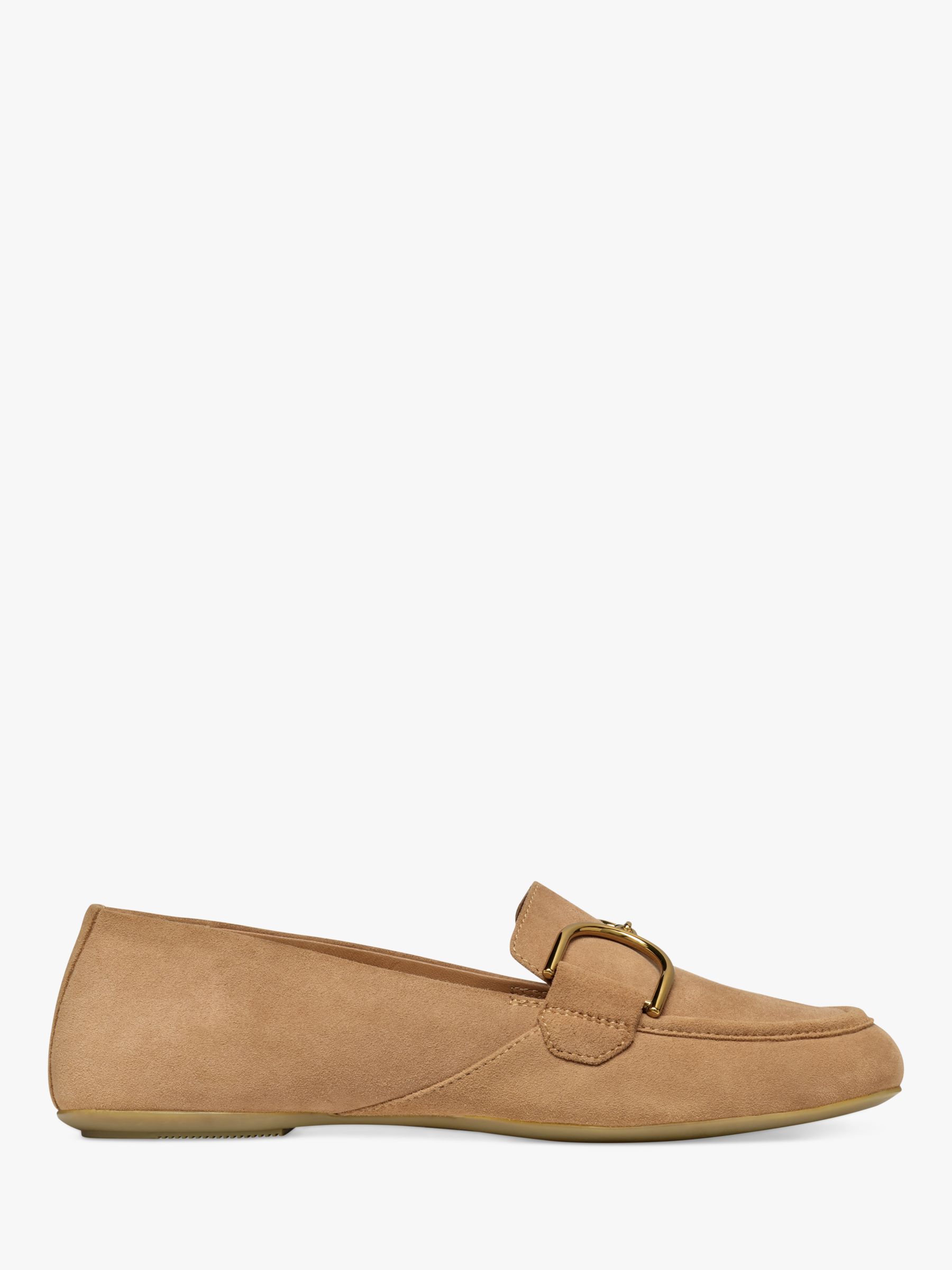 Geox Palmaria Suede Loafers, Cognac at John Lewis & Partners