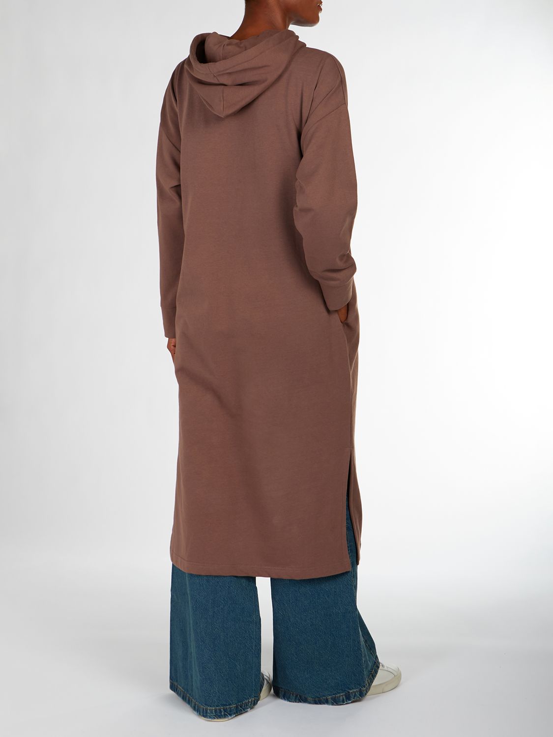 Buy Aab Cozy Fleece Hoody Midi Dress Online at johnlewis.com