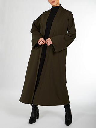 Aab Loose Fit Fleece Cover Up, Olive
