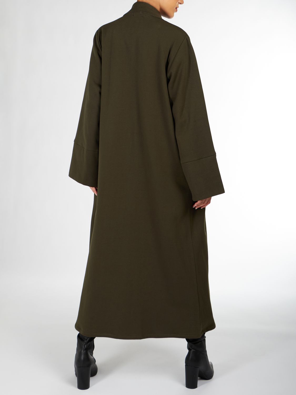 Buy Aab Loose Fit Fleece Cover Up, Olive Online at johnlewis.com