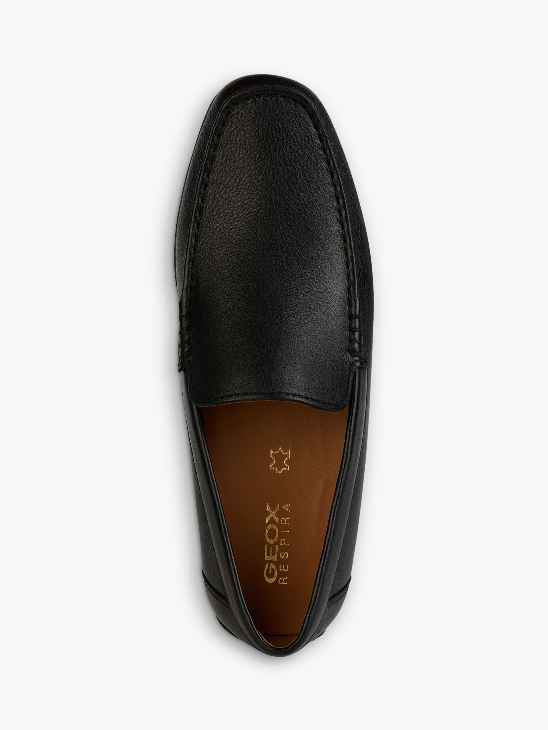Buy Geox Kosmopolis + Grip Leather Loafers Online at johnlewis.com
