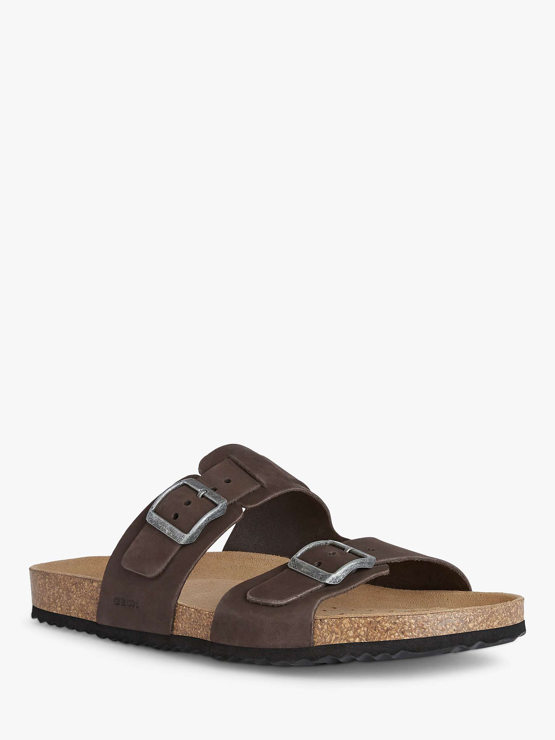 Buy Geox Ghita Leather Footbed Sandals Online at johnlewis.com