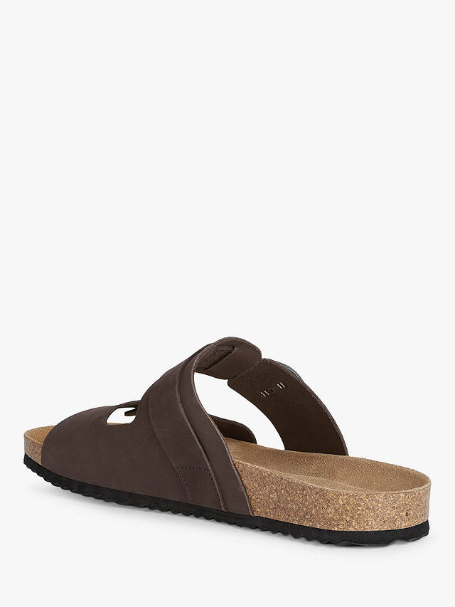 Geox Ghita Leather Footbed Sandals